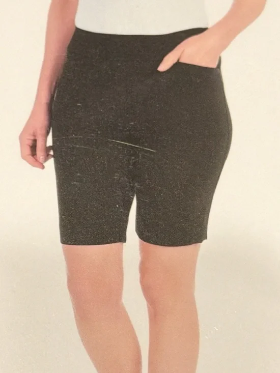 Hilary Radley Black Pull-On Bermuda Shorts - Picture 4 of 5